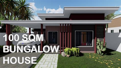 7 sqm. . 100 sqm house design with pool